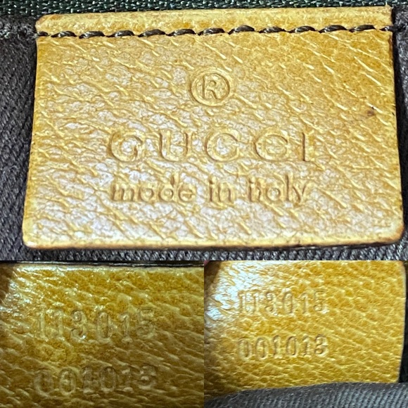 AUTHENTIC GUCCI LIGHT PINK CANVAS GG BODY LEATHER - Picture 6 of 16